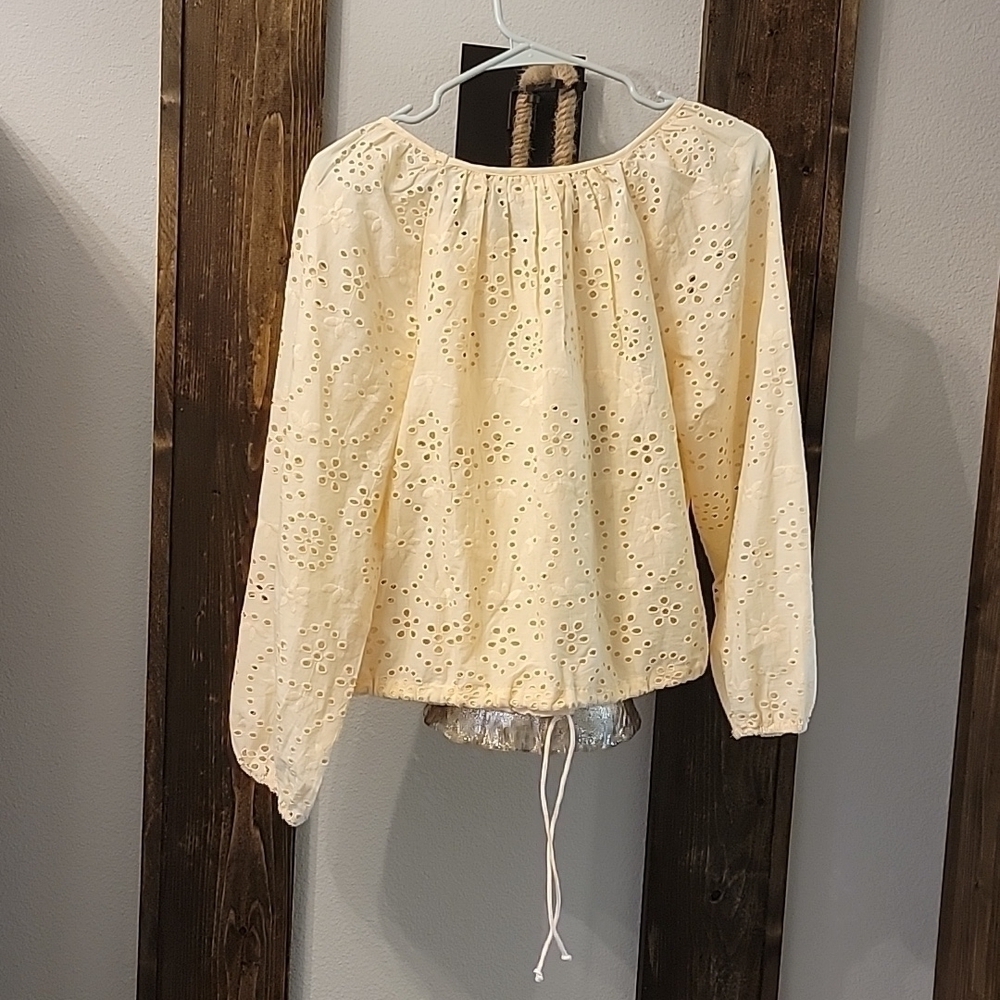 Womens Joie eyelet top - Picture 5 of 6